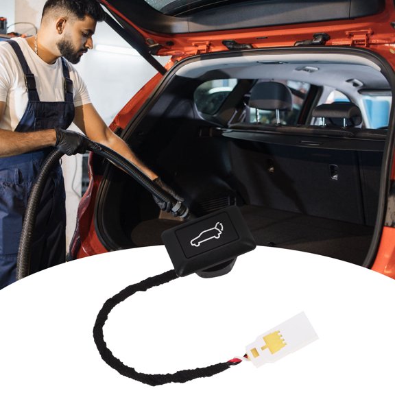 TABLZONE Car Rear Trunk Switch Electric Design for Safe and Efficient Trunk Door Release Black