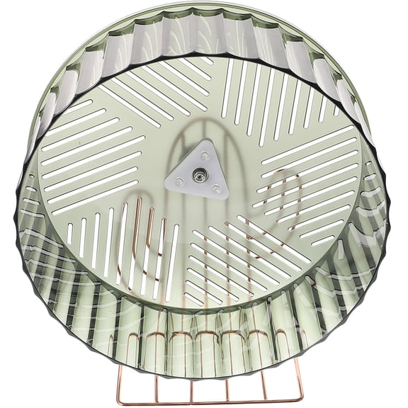 TABLZONE Chinchilla Wheel Hamster Wheel Golden Plastic 1 Set For Pet Cage