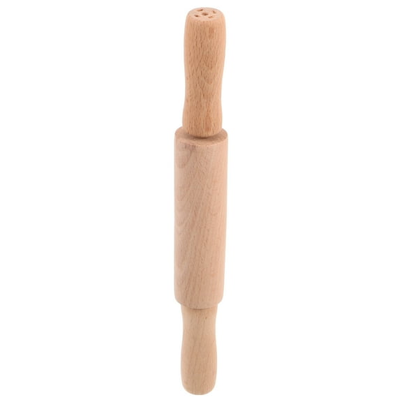 TABLZONE Mini Wooden Rolling Pin for Crafts and Baking, 1 Piece Small Size Wood Tool