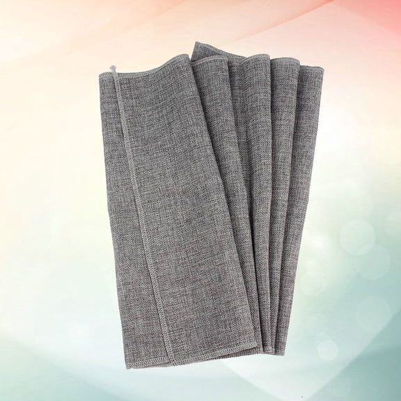 TABLZONE Grey Imitated Linen Table Runner Refined Home Decor Simple Elegance