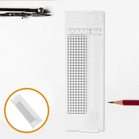 TABLZONE Precision Paper Edger Paper Cutter White 1Set