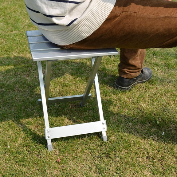 TABLZONE Compact Outdoor Seat Portable Chairs Foldable Aluminium Alloy 1Pcs