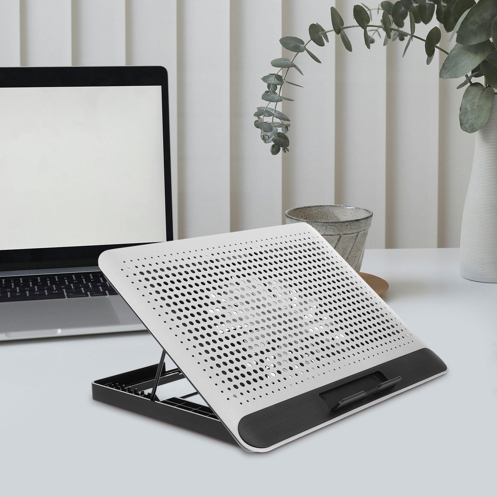 TABLZONE Quiet Laptop Cooling Pad with Skid Resistant Design and Rotary Fan Control for Home Pc
