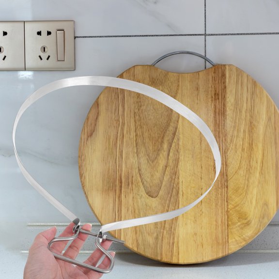 TABLZONE Cooking Board Hoop Stainless Steel Clamp for Cutting Board Preventing Cracks DIY Kitchen Accessory