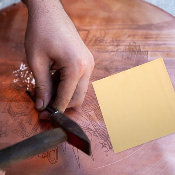 TABLZONE Raw Brass Sheet Metal for Crafting and Engraving Jewelry Making Projects