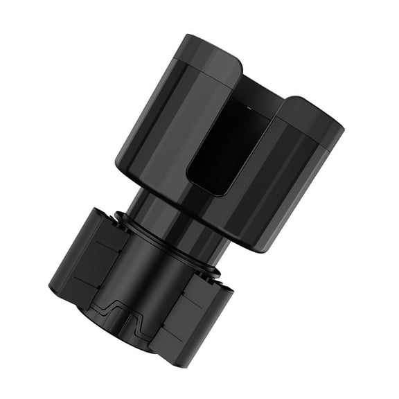 TABLZONE Cup Holder Expander for Car with Anti Skid Pads and Rotatable Base Black