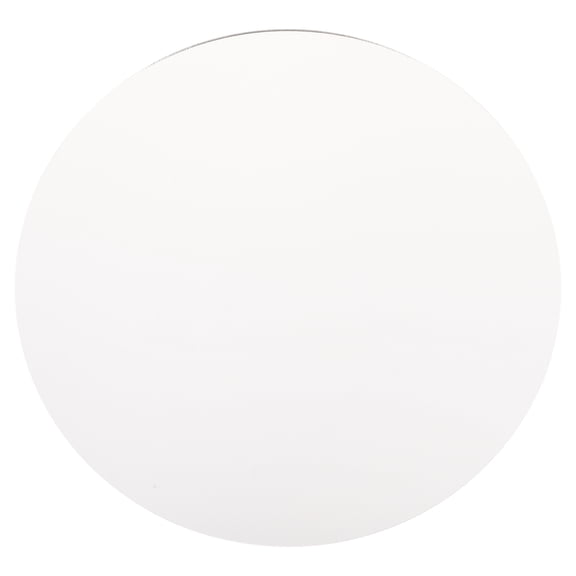 TABLZONE Durable White Acrylic Mirror Sheet DIY Round Mirror for Makeup and Home Decoration