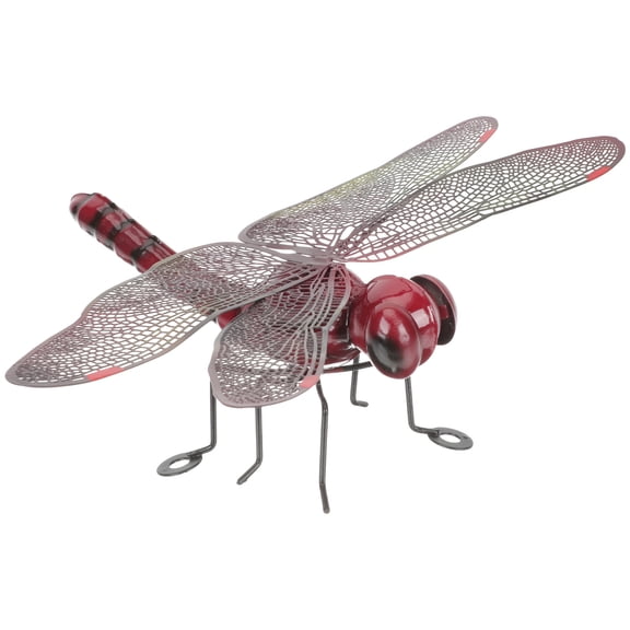 TABLZONE Decorative Metal Dragonfly Wall Ornament for Living Room Garden and Balcony