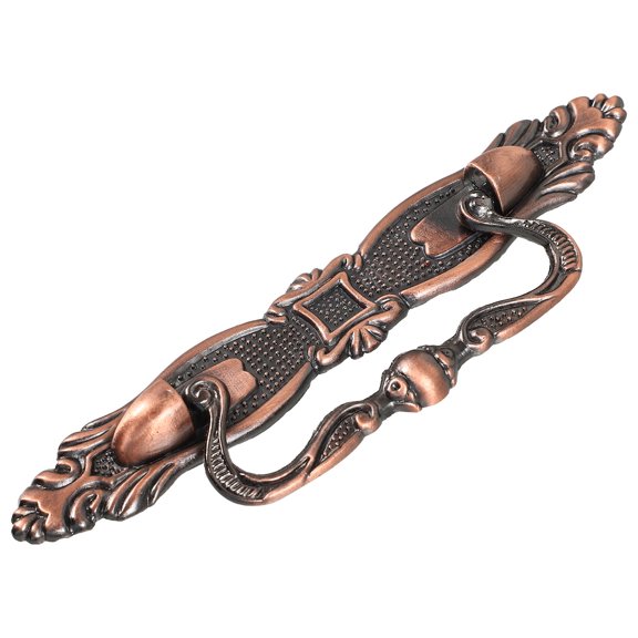 TABLZONE Decorative Vintage Style Dark Red Cabinet Pull Handle for Kitchen Bathroom and Wardrobe