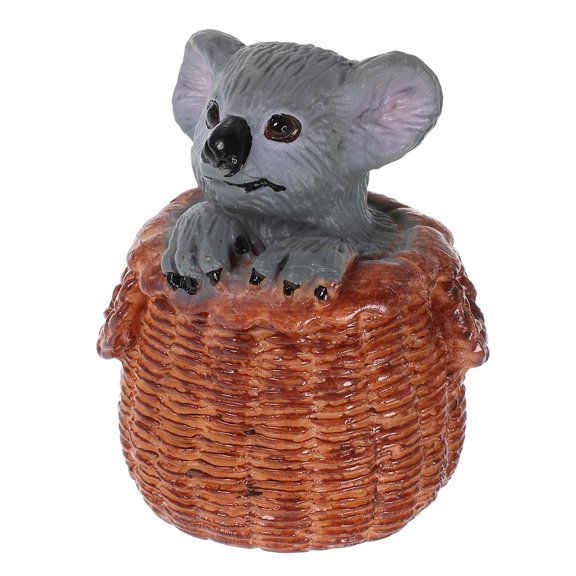 TABLZONE Koala Ornament Adorable Koala Figure Multi PVC 1Pcs Garden Supply