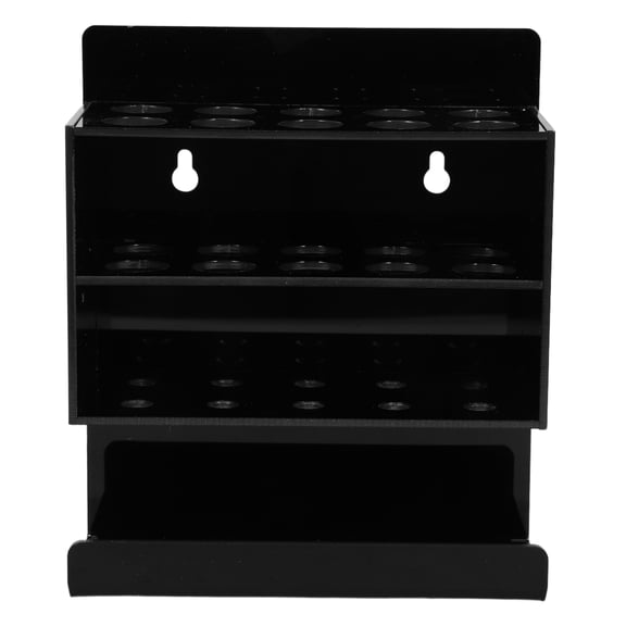 TABLZONE Clear Acrylic Pen Display Tray for Whiteboard Pens and Accessories Office Organizer