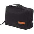 thumbnail image 1 of TABLZONE Portable Black Electronic Accessories Organizer Bag, Polyester Data Cable Storage Case for Travel, 1 of 6