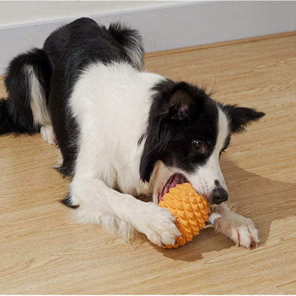 TABLZONE Interactive Rubber Dog Treat Dispensing Toy - Leaking Treat Puzzle for Dogs, 1 Set for Fun Playtime