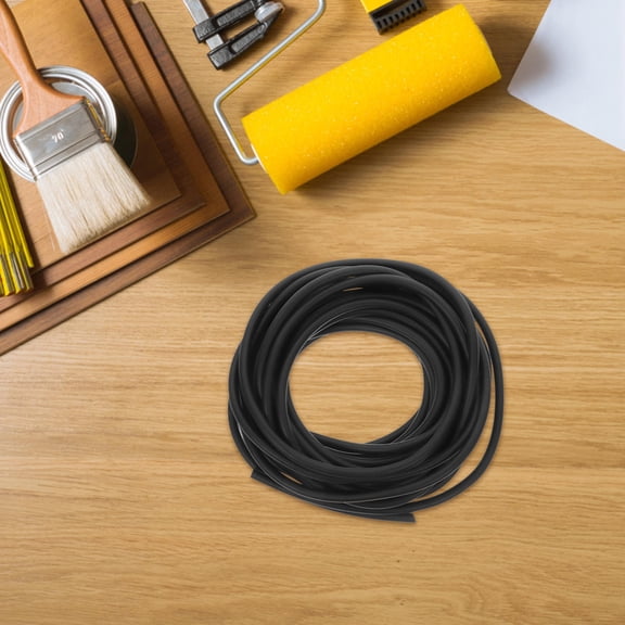 TABLZONE Black EPDM Car Door Weather Seal Strip, 1 Roll, Soundproofing Trim for Vehicle