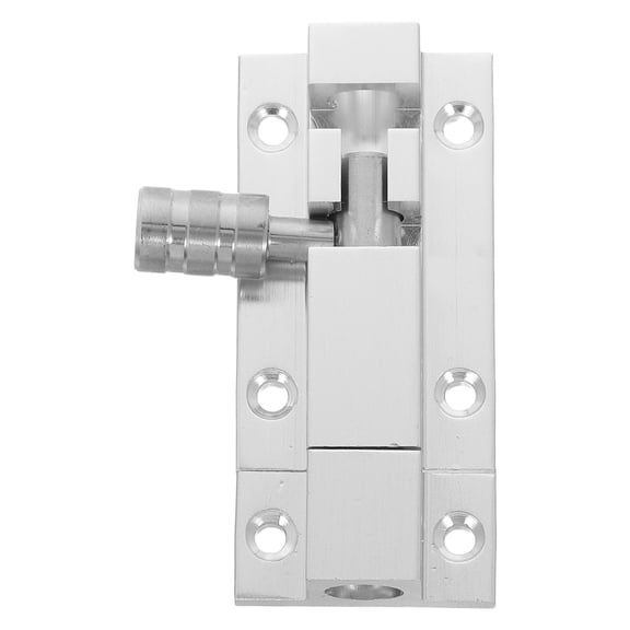 TABLZONE Modern Aluminum Door Lock Latch with Sleek Finish, Easy No-Drill Installation, Security Hardware for Home & Office
