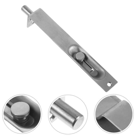 TABLZONE Double Door Flush Bolt Stainless Steel Security Lock for Bathroom to Install and