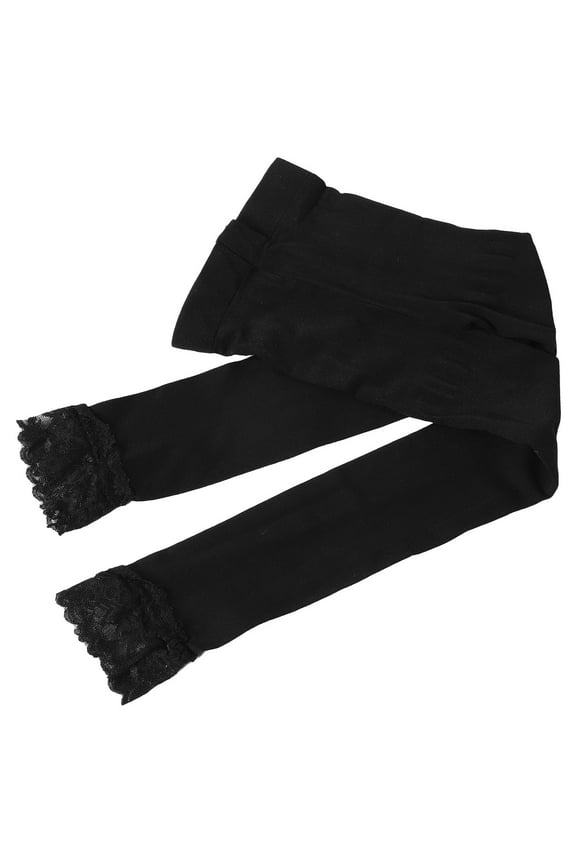 Girls Trim Yoga Leggings 3/4 Length Lightweight Acrylic Fiber for and Spring Activities