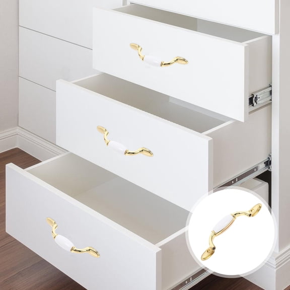 TABLZONE Versatile Ceramic Dresser Handle Multi Color Retro Style Cabinet Pull
