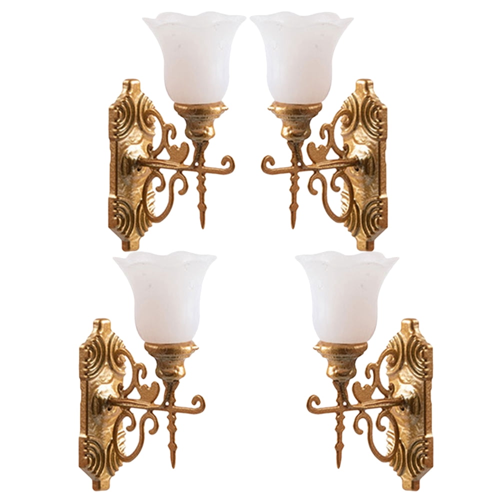 Light Decor Mini TABLZONE Durable Golden Miniature Wall Lamps for Decor Stylish Tiny LED ...