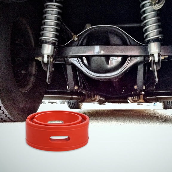 TABLZONE Durable Red Rubber Coil Spring Booster for Automotive Suspension Cushion