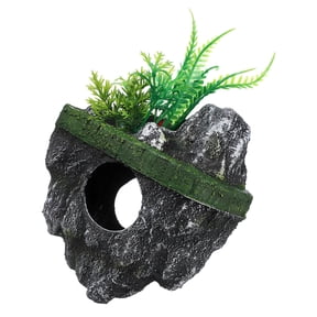 TABLZONE Resin Floating Aquarium Rocks - Realistic Artificial Stone Decoration for Fish Tanks and Aquatic Habitats