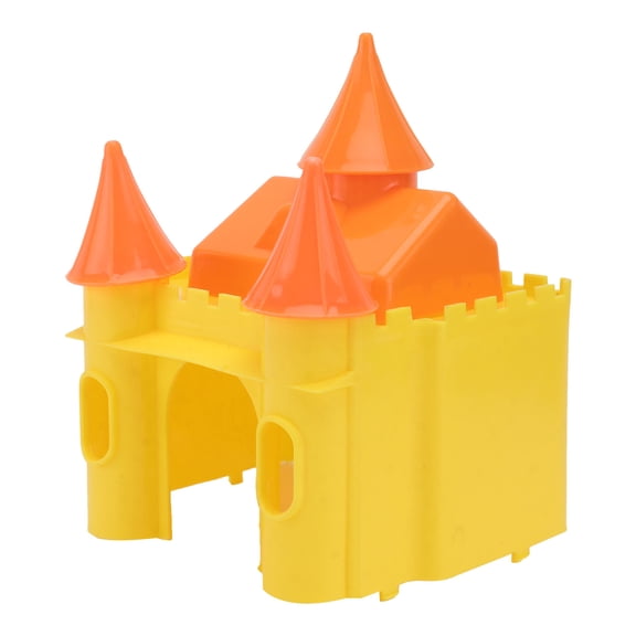 TABLZONE Sturdy Yellow Plastic Hamster House for Small Pets, Perfect for Relaxation and Playtime, Suitable for Small Animals