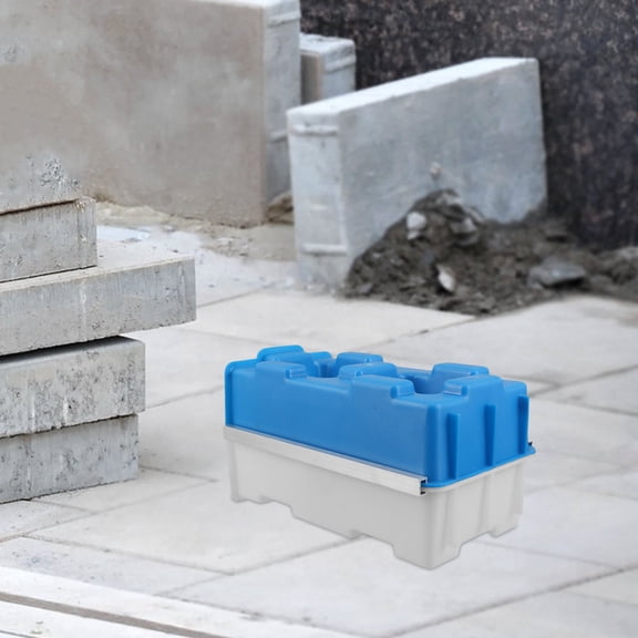 TABLZONE Reusable Plastic Brick Mold for Concrete Garden Wall Decorative Paver Mold with Smooth Finish