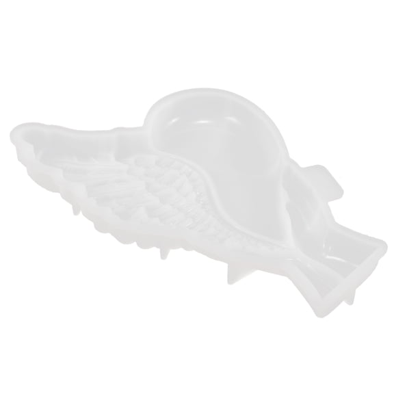 TABLZONE White Flexible Silicone Mold for Heart Shape Resin Casting, Epoxy Crafts, Jewelry, and Art Projects