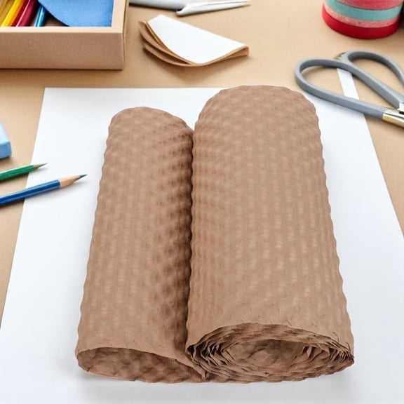 TABLZONE Honeycomb Packing Paper Roll Brown Kraft Wrap for Fragile Items Cushioning