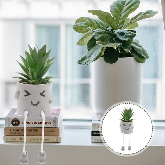 TABLZONE Artificial Bonsai Tree in Stylish Grey Pot for Home and Office Decor with Realistic Lifelike Details