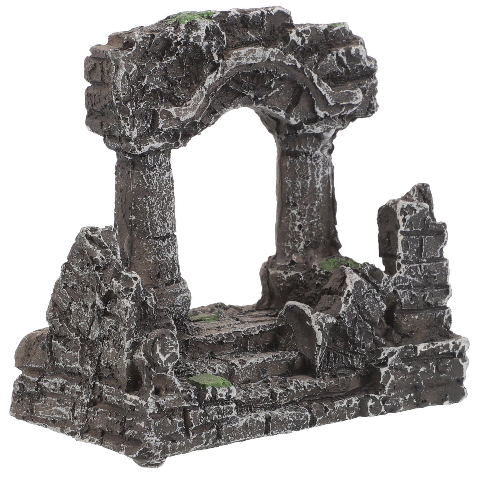 TABLZONE Grey Resin Roman Pillar Ornament for Aquarium Fish Tank Decor ... - Pillar Aquarium Decorations