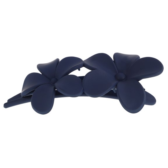 TABLZONE Flower Clips for Hair Blue Acrylic Multifunctional Design Quick Curling Grip
