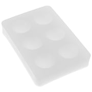 TABLZONE White Silicone Paint Palette for Makeup and Art Use, Reusable and Easy to Clean