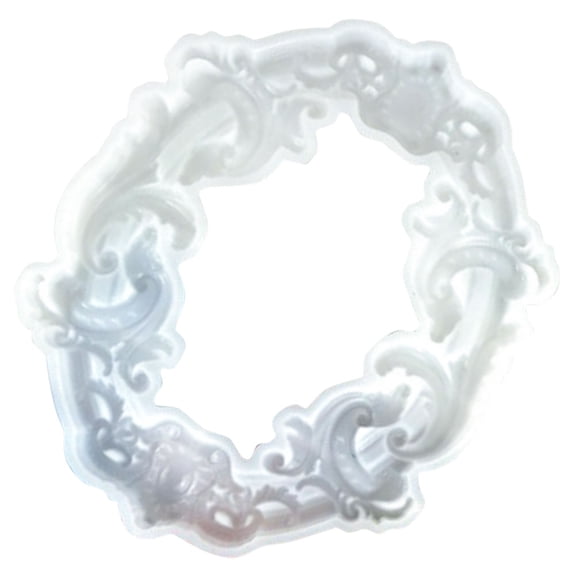 TABLZONE White Silicone Photo Frame Mold for Crafting, Decoration Tool for Unique Handmade Frames and
