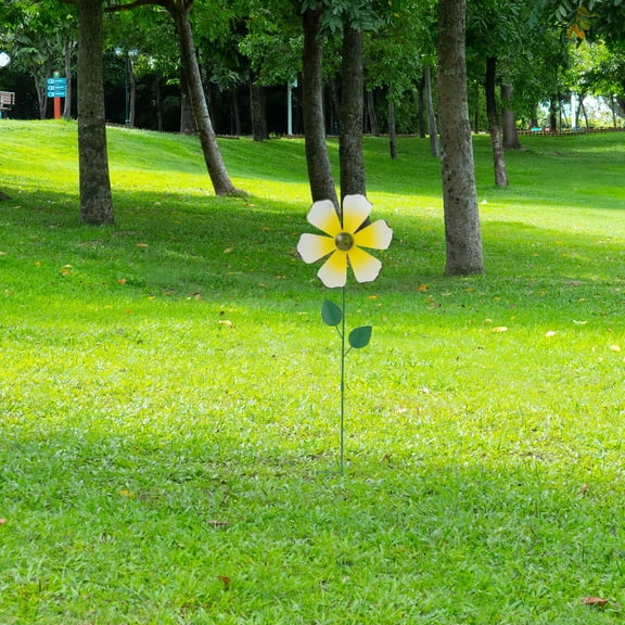 TABLZONE Decorative Iron Wind with Rotating Design for Outdoor Yard and Garden Decoration