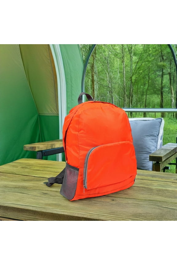 Lightweight Rucksack for Women Nylon Orange 1Pack