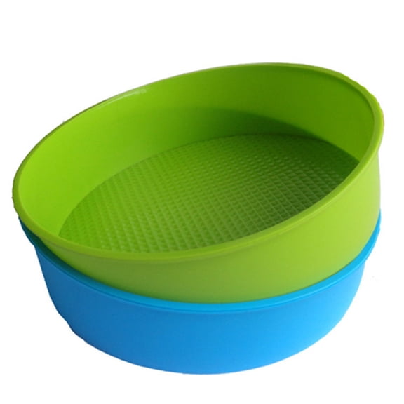 TABLZONE Flexible Non-Stick Silicone Cake Mold, Round Baking Pan for Easy Use and Cleanup, Bakeware for Perfect Cakes