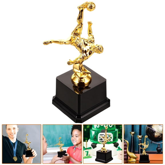 TABLZONE Fine Crafted Plastic Soccer Trophy for Sports Games and Festivals