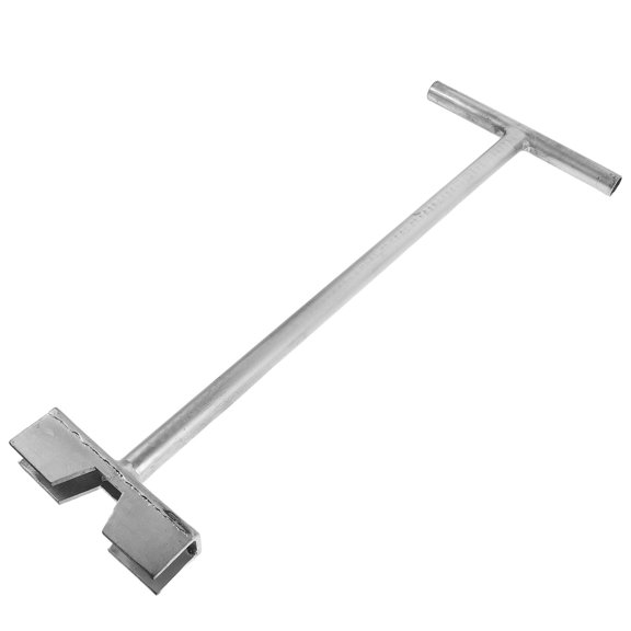 TABLZONE Forged Steel Long Handle Valve Wrench for Industrial Use with High Torque for Rusted Water Valves
