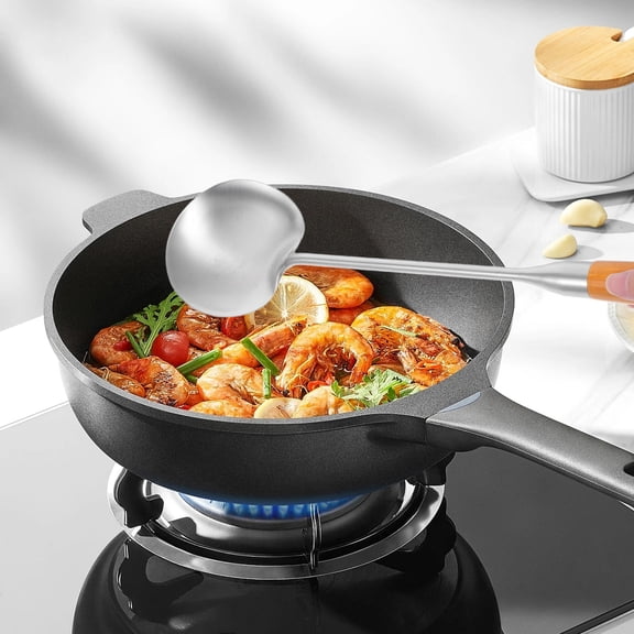 TABLZONE Frying Spatula Featuring One Piece Construction 1Set Wok Turner For Restaurant Use