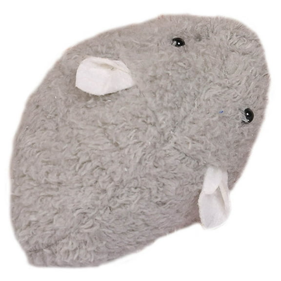 TABLZONE Funny Mouse Cat Toy Plush Grey for Cat Owners 1Set