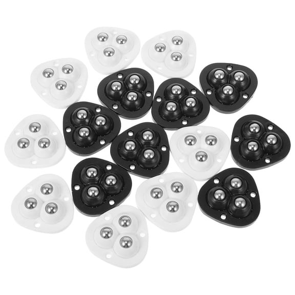 TABLZONE 16Pcs Self Adhesive Furniture Caster Wheels 360 Degree Swivel Universal Rollers for Chairs and Sofas