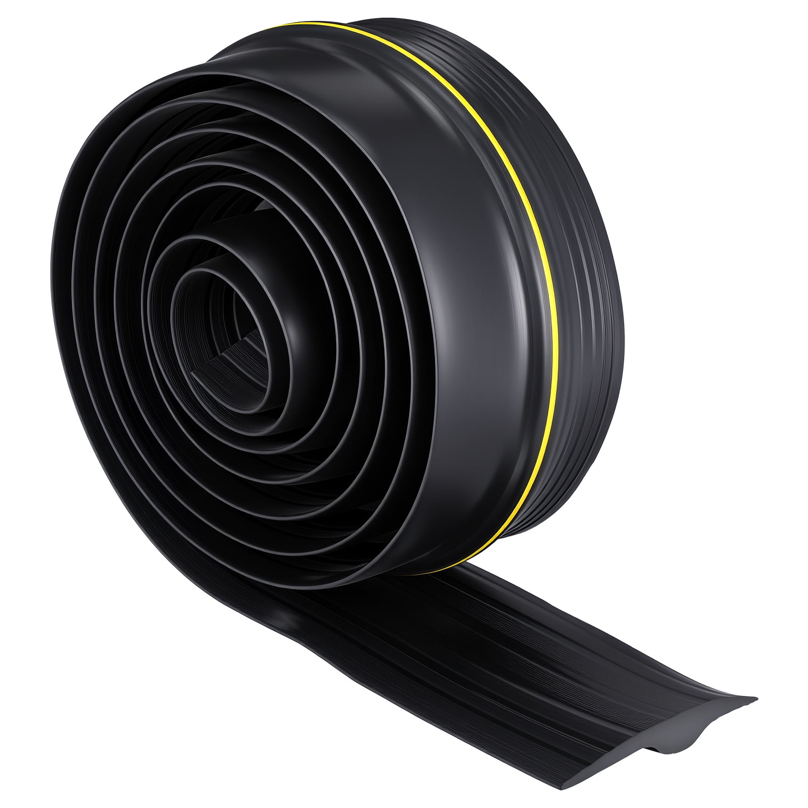 TABLZONE Black Rubber Garage Door Bottom Seal Weatherproof Gasket for Outdoor Storage and