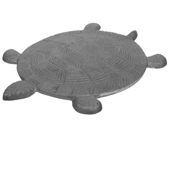 TABLZONE Garden Pathway Stones Weather Resistant Turtle Ornament Silver 1Set