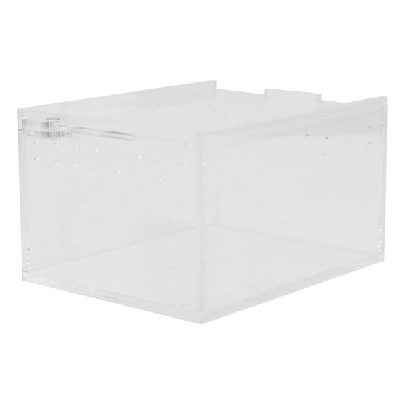 TABLZONE Acrylic Transparent Breeding Box for Reptiles 1 Pack Reptile Habitat Enclosure Terrarium