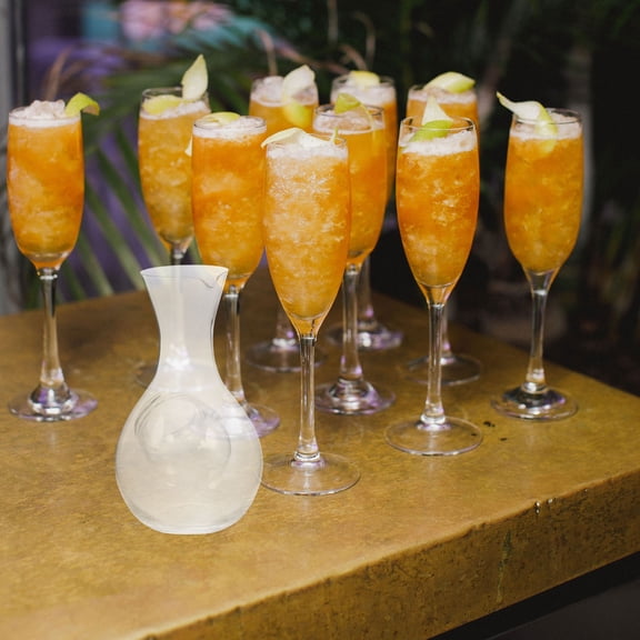 TABLZONE Cold Sake Decanter Transparent Glass Bottle for Serving Sake and Cold Drinks at Gatherings and Parties