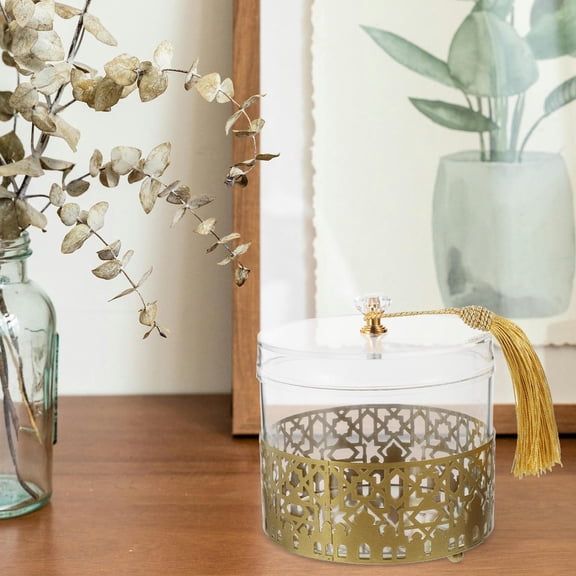 TABLZONE Decorative Golden Party Favor Box for Candy Treats and Jewelry Keepsake