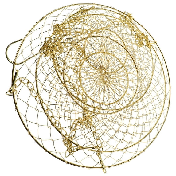 TABLZONE 3-Tier Hanging Fruit Basket Set with Breathable Wire Design and Adjustable Height for Kitchen Storage