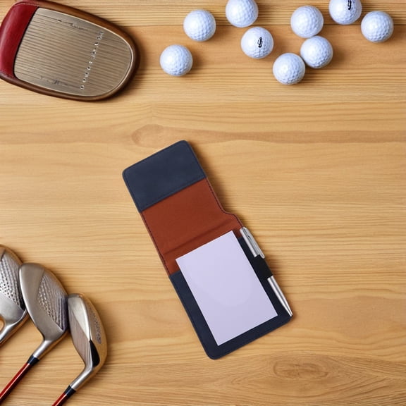 TABLZONE Golf Pocket Journal with Built-in Pen, Thick Cover, Portable Golf Scorebook and Notes Organizer