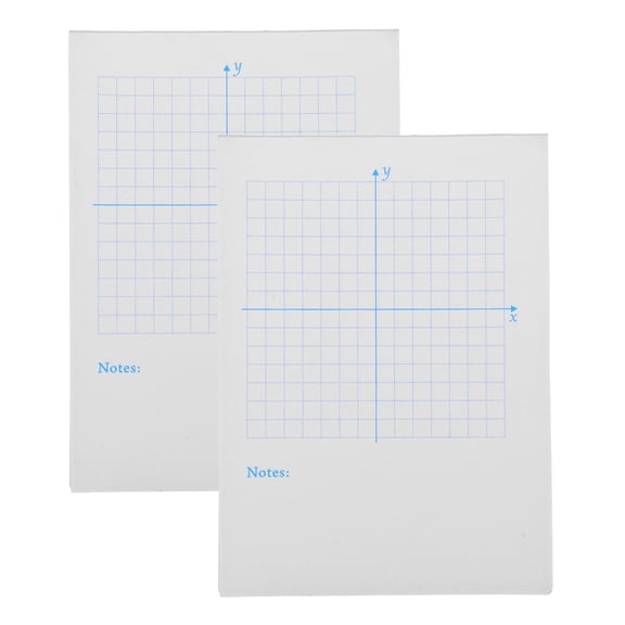 TABLZONE Graph Paper for Math Writing White Sheets with Grid Lines for Precise Coordinate Plotting